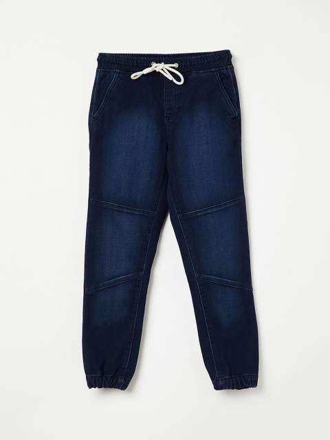 

Fame Forever by Lifestyle Boys Blue Jogger Mid-Rise Clean Look Jeans