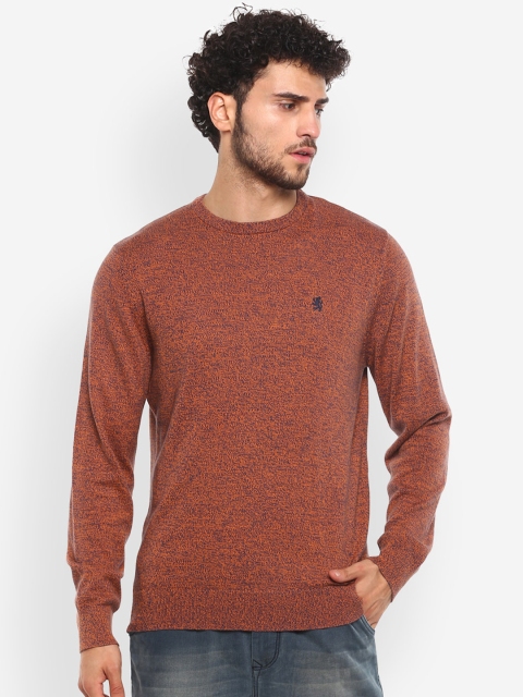 

Red Tape Men Rust Solid Sweater