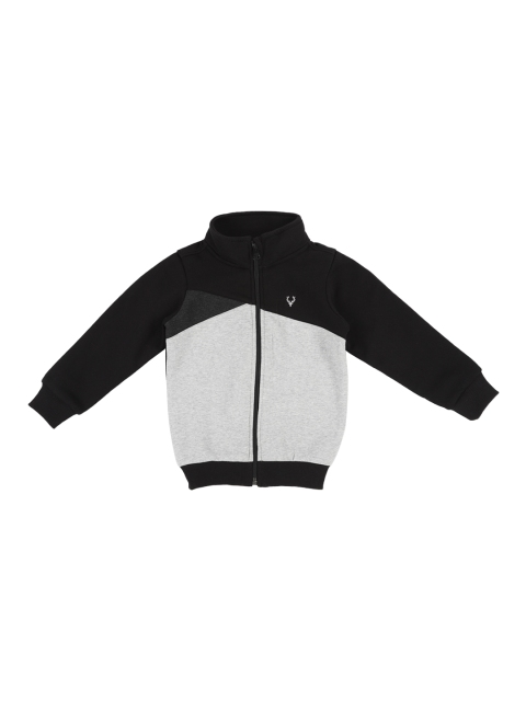

Allen Solly Junior Boys Black & Grey Colourblocked Sweatshirt