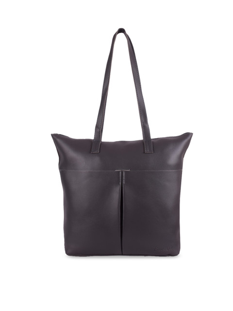 

Bagkok Women Grey Solid Shoulder Bag
