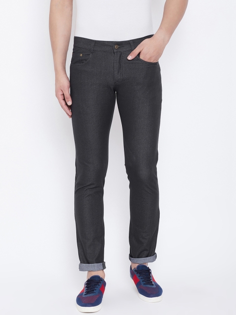 

JUMP USA Men Black Regular Fit Mid-Rise Clean Look Jeans