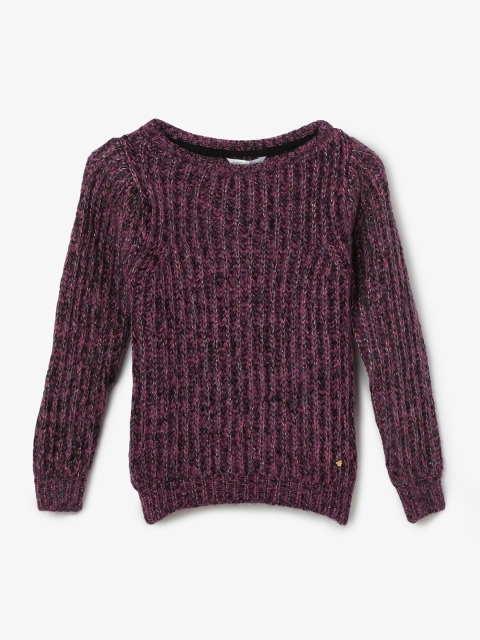 

Bossini Girls Pink Solid Sweater