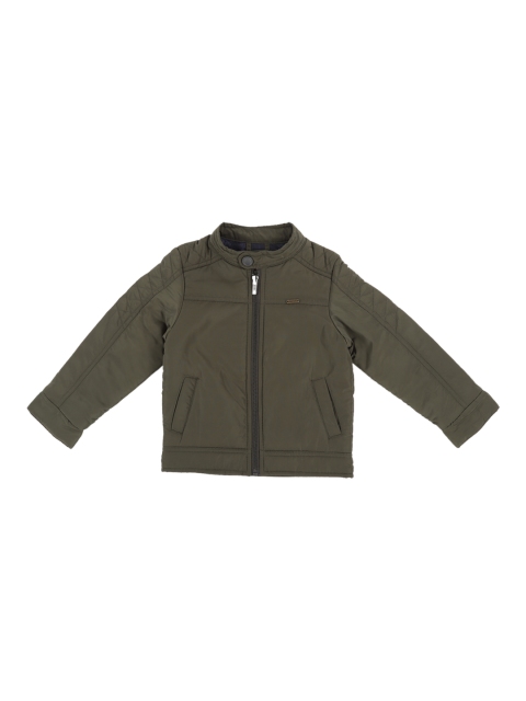 

Allen Solly Junior Boys Olive Green Solid Padded Jacket
