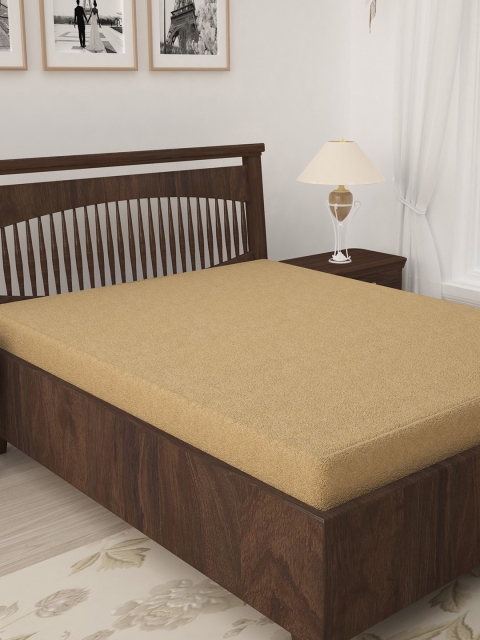 

Story@home Beige Solid Double Bed Water Proof & Dust Proof Mattress Protector