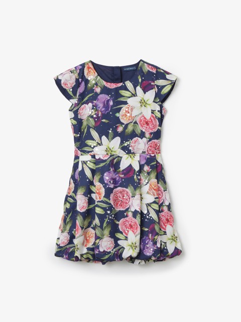 

Fame Forever by Lifestyle Girls Multicoloured Printed Fit and Flare Dress, Multi