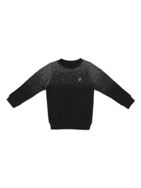 

Allen Solly Junior Boys Black & White Printed Sweatshirt