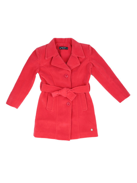 

Allen Solly Junior Girls Coral Red Solid Tailored Jacket