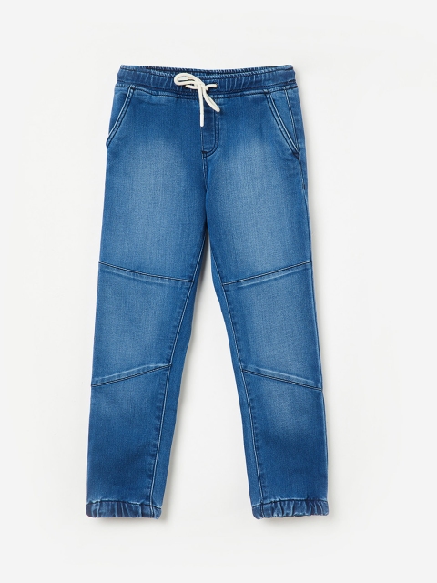 

Fame Forever by Lifestyle Boys Blue Straight Fit Mid-Rise Clean Look Jeans