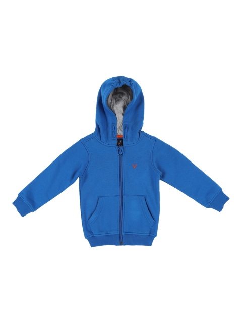 

Allen Solly Junior Boys Blue Solid Hooded Sweatshirt