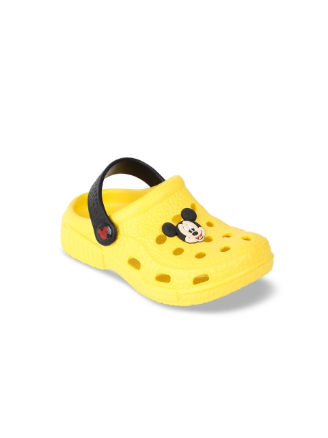 

toothless Boys Yellow Solid Clogs
