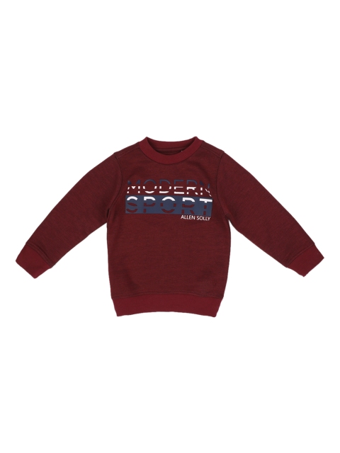 

Allen Solly Junior Boys Maroon Printed Sweatshirt