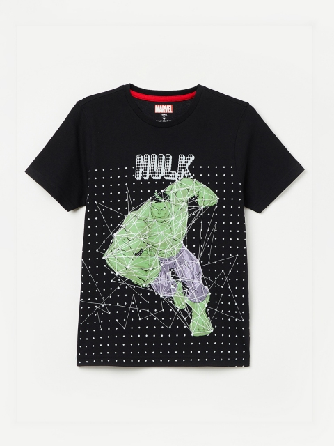 

Fame Forever by Lifestyle Boys Black Printed Round Neck T-shirt