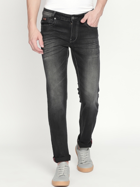 

Mufti Men Charcoal Grey Mid-Rise Clean Look Stretchable Slim Fit Jeans