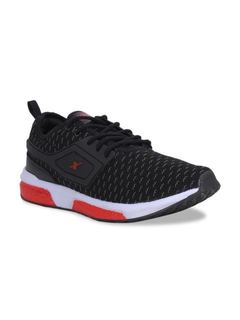 

Sparx Men Black Mesh Running Shoes SX0460GBKRD0006