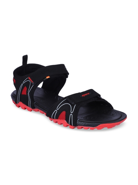 

Sparx Men Black Sports Sandals