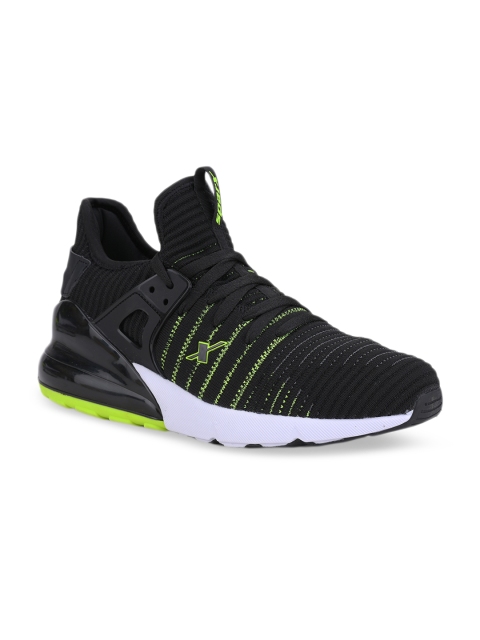 

Sparx Men Black Mesh Running Shoes SX0446GBKWH0006