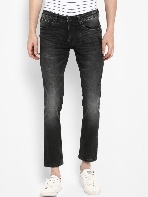 

SPYKAR Men Black Slim Fit Mid-Rise Clean Look Jeans