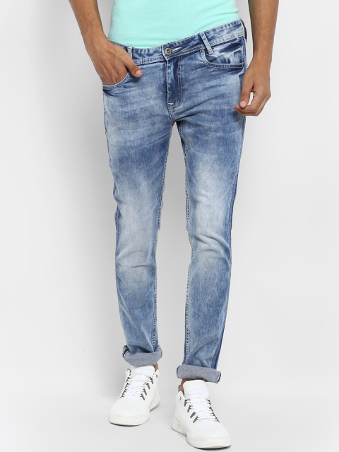 

Mufti Men Blue Mid-Rise Clean Look Stretchable Slim Fit Jeans