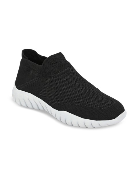 

Fentacia Men Black Mesh Running Shoes