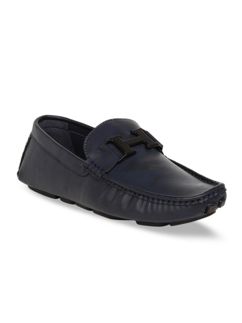 

Respiro Men Navy Blue Solid Loafers