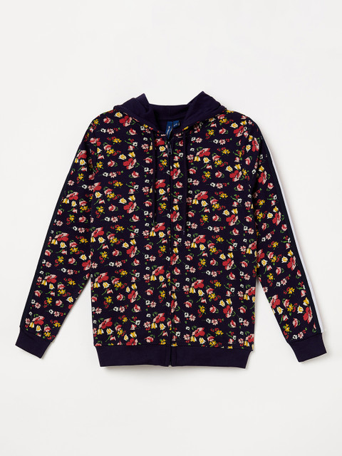 

Fame Forever by Lifestyle Girls Black & Red Printed Hooded Sweatshirt