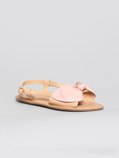 

GAP Girls Pink Solid Open Toe Flats