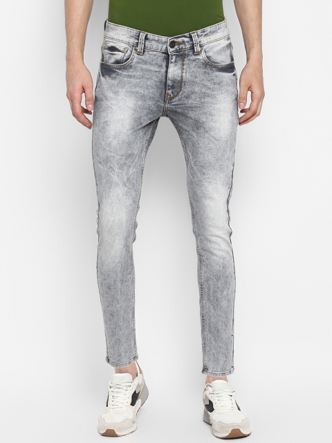 

SPYKAR Men Grey Slim Fit Mid-Rise Clean Look Jeans