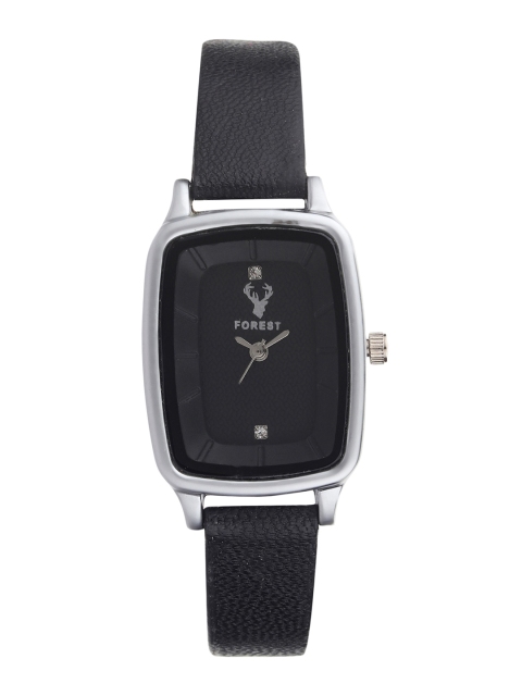 

Hobforestessentials Women Black Analogue Watch FR-274-BK