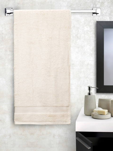

CORE Designed by SPACES Cream Coloured Solid 400GSM Cotton Bath Towel