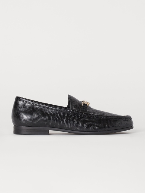 

H&M Men Black Loafers