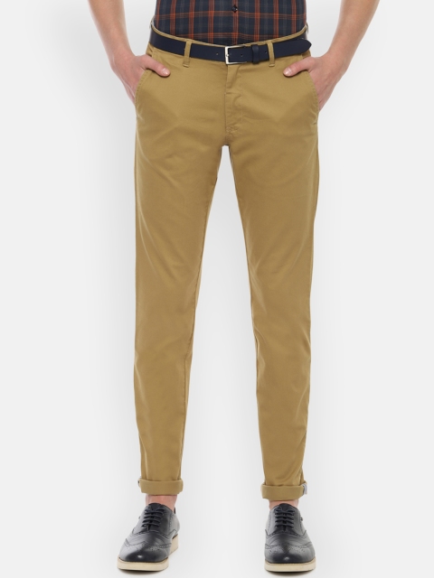

Van Heusen Sport Men Khaki Slim Fit Solid Regular Trousers