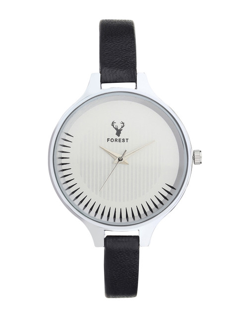 

Hobforestessentials Women White Analogue Watch FR-272-BK