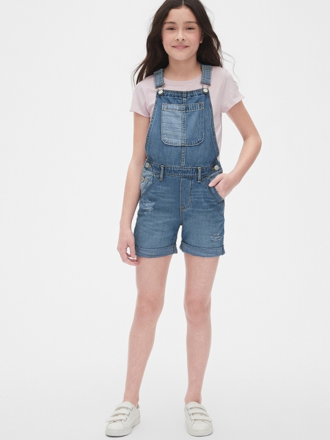 

GAP Girls Blue Denim Shortalls
