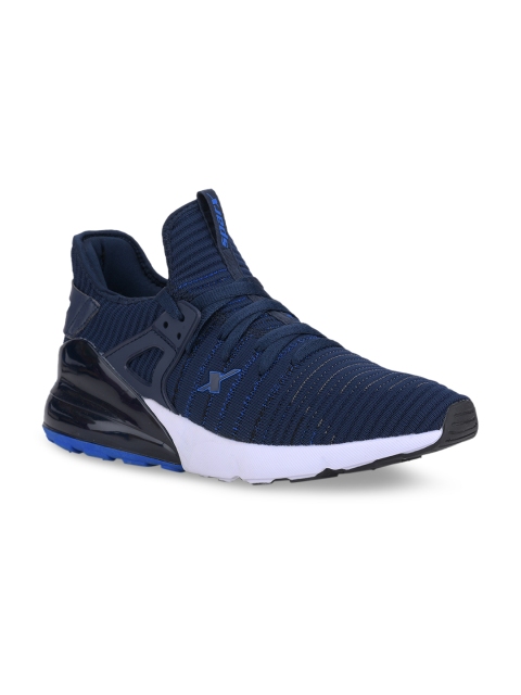 

Sparx Men Navy Blue Mesh Running Shoes SX0446GNBWH0006