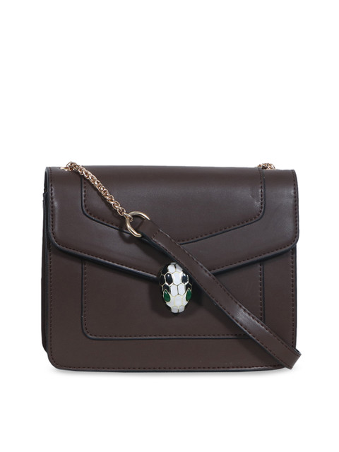 

Diwaah Brown Solid Sling Bag