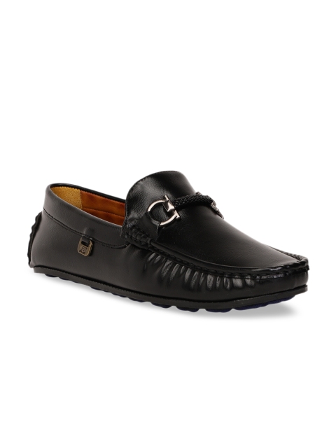 

Respiro Men Black Solid Loafers