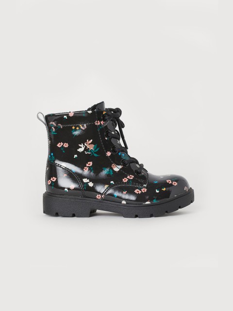 

H&M Kids Black Warm-Lined boots