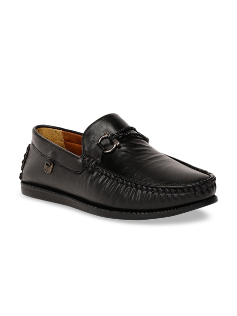 

Respiro Men Black Solid Loafers