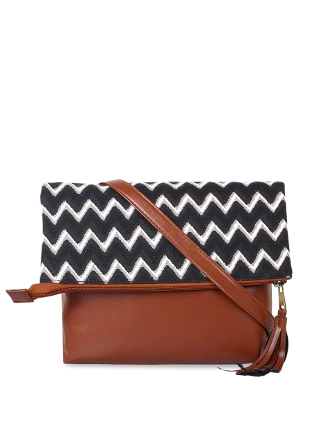 

Lychee bags Black & Tan Brown Printed Sling Bag