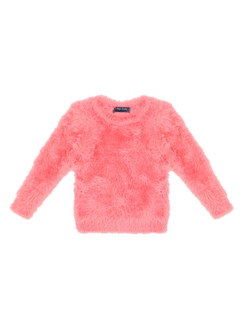 

Allen Solly Junior Girls Pink Solid Sweater