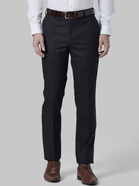 

Park Avenue Men Brown Regular Fit Solid Formal Trousers