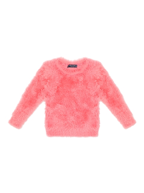 

Allen Solly Junior Girls Pink Solid Sweater