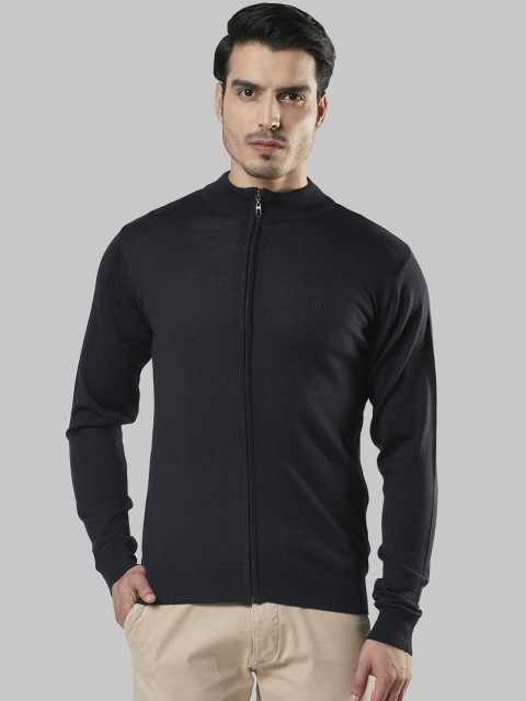 

Raymond Men Blue Solid Sweater