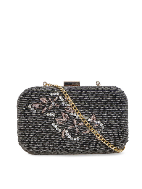 

Diwaah Black Embellished Clutch