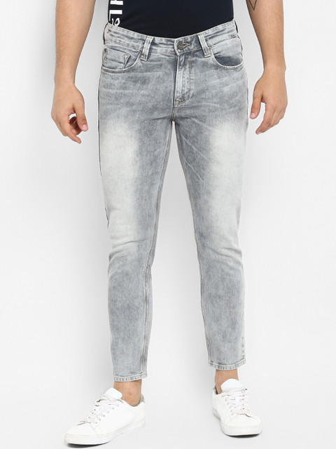 

SPYKAR Men Grey Slim Fit Mid-Rise Clean Look Jeans
