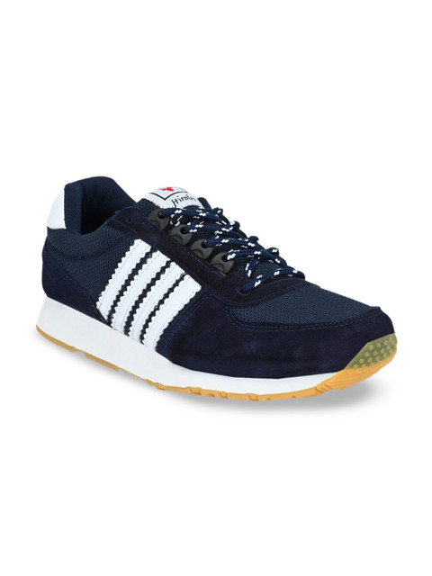 

HIROLAS Men Blue Multisport Suede Running Shoes