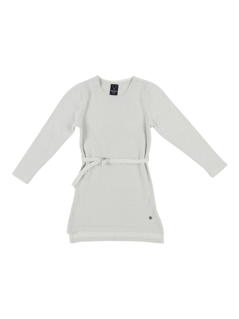 

Allen Solly Junior Girls Grey Solid Sweater