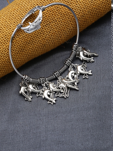 

ZeroKaata Silver-Plated Oxidized Bracelet