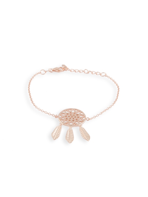 

bebe Women Rose Gold-Plated Charm Bracelet