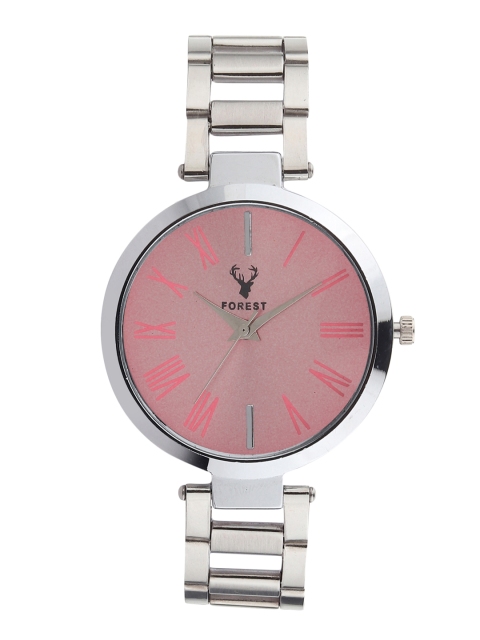 

Hobforestessentials Women Pink Analogue Watch